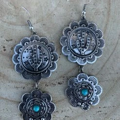 Guadalajara Western Wear Cactus Dangles