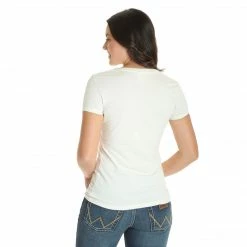 Guadalajara Western Wear Wrangler Fashion White Tee
