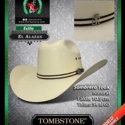 Guadalajara Western Wear Tombstone "El Alazan" 100x