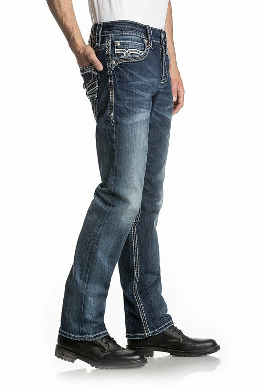 Guadalajara Western Wear Rock Revival Ephal J2 Straight Cut Jean Men 4 Guadalajara Western Wear Rock Revival Ephal J2 Straight Cut Jean Men