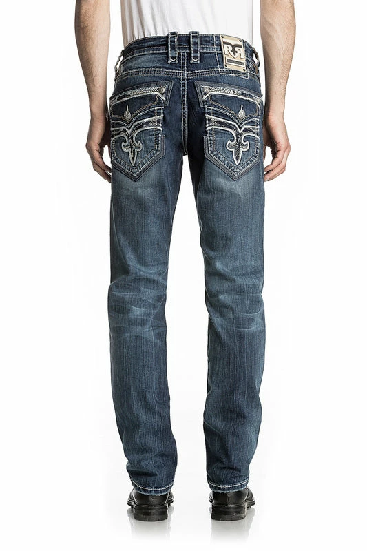 Guadalajara Western Wear Rock Revival Ephal J2 Straight Cut Jean Men 3 Guadalajara Western Wear Rock Revival Ephal J2 Straight Cut Jean Men