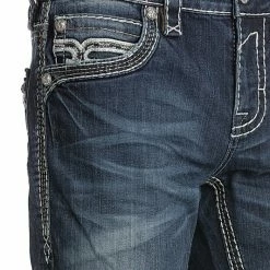 Guadalajara Western Wear Rock Revival Ephal J2 Straight Cut Jean Men 11 Guadalajara Western Wear Rock Revival Ephal J2 Straight Cut Jean Men