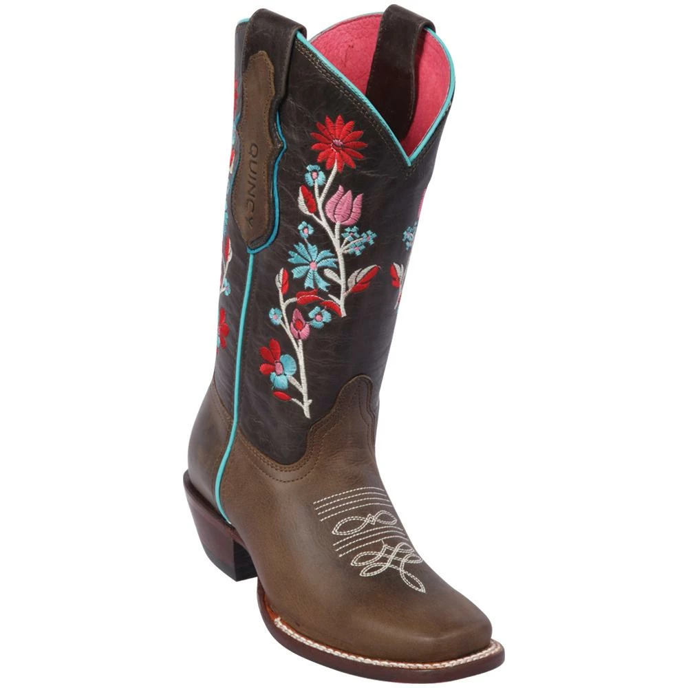 Reywelt Women Quincy Square Toe Western Cowgirl Boots - Q3125294 3 Reywelt Women Quincy Square Toe Western Cowgirl Boots - Q3125294