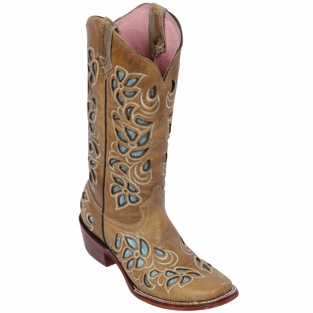 Reywelt Quincy Square Toe Western Cowgirl Boots - Q312L6231 3 Reywelt Quincy Square Toe Western Cowgirl Boots - Q312L6231