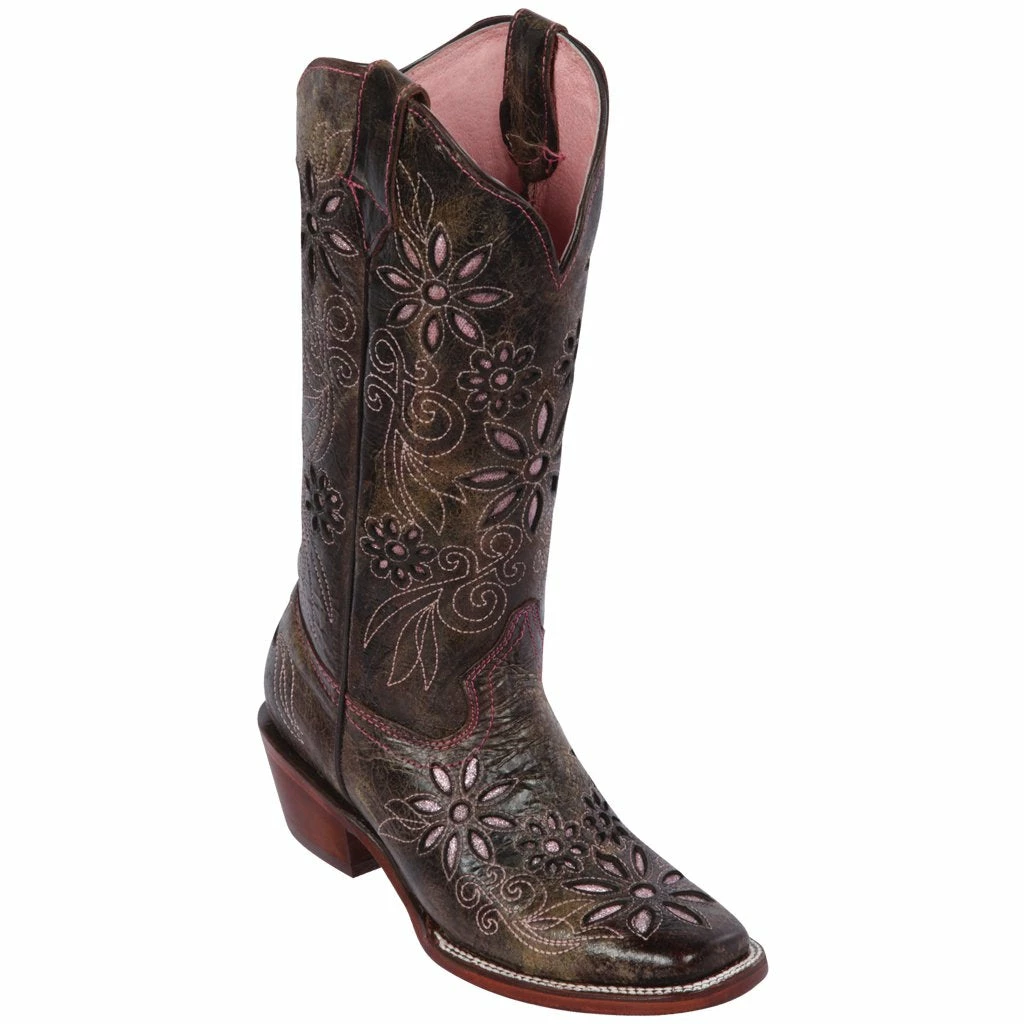 Reywelt Quincy Square Toe Western Cowgirl Boots - Q312L6259 Women 3 Reywelt Quincy Square Toe Western Cowgirl Boots - Q312L6259 Women