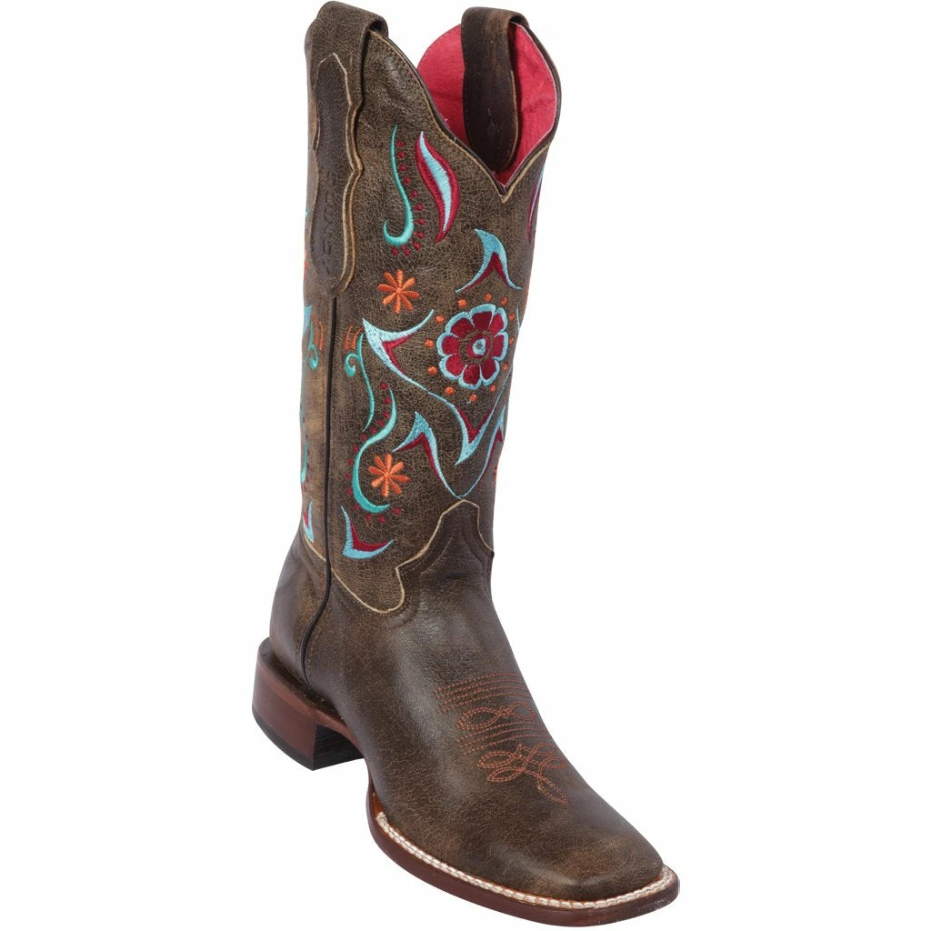 Reywelt Quincy Wide Square Toe Western Cowgirl Boots - Q3225059F 3 Reywelt Quincy Wide Square Toe Western Cowgirl Boots - Q3225059F