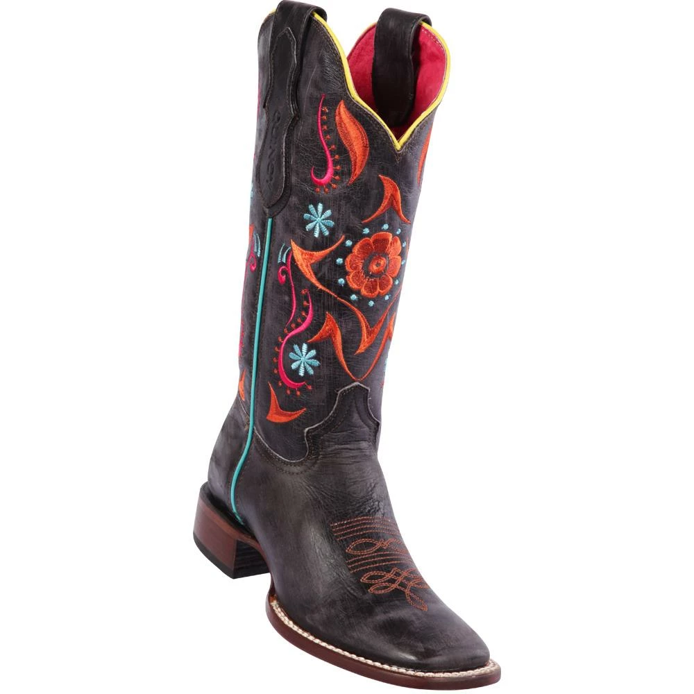 Reywelt Women Quincy Wide Square Toe Western Cowgirl Boots - Q3225409F 3 Reywelt Women Quincy Wide Square Toe Western Cowgirl Boots - Q3225409F