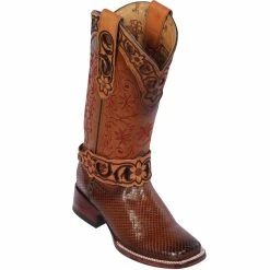 Reywelt Women Quincy Wide Square Toe Western Cowgirl Boots - Q3225703