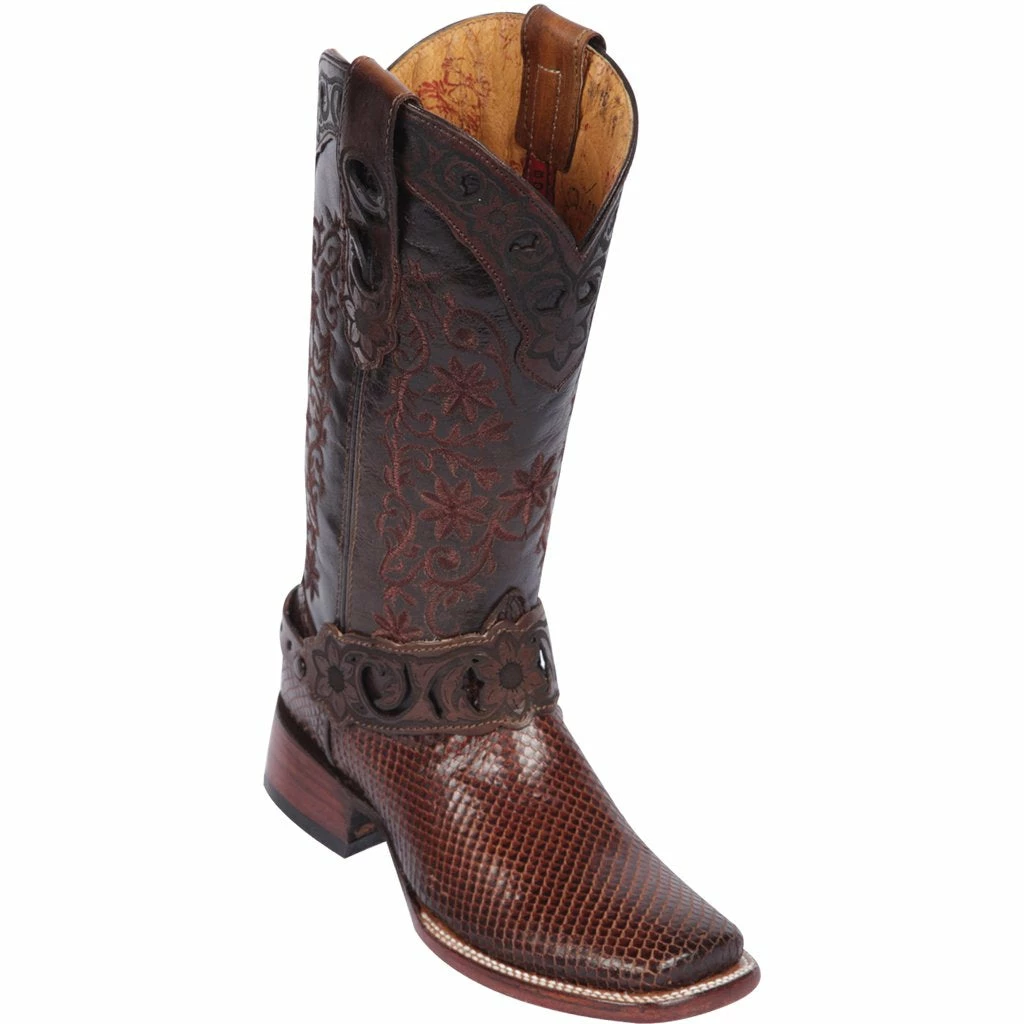 Reywelt Women Quincy Wide Square Toe Western Cowgirl Boots - Q3225707 4 Reywelt Women Quincy Wide Square Toe Western Cowgirl Boots - Q3225707