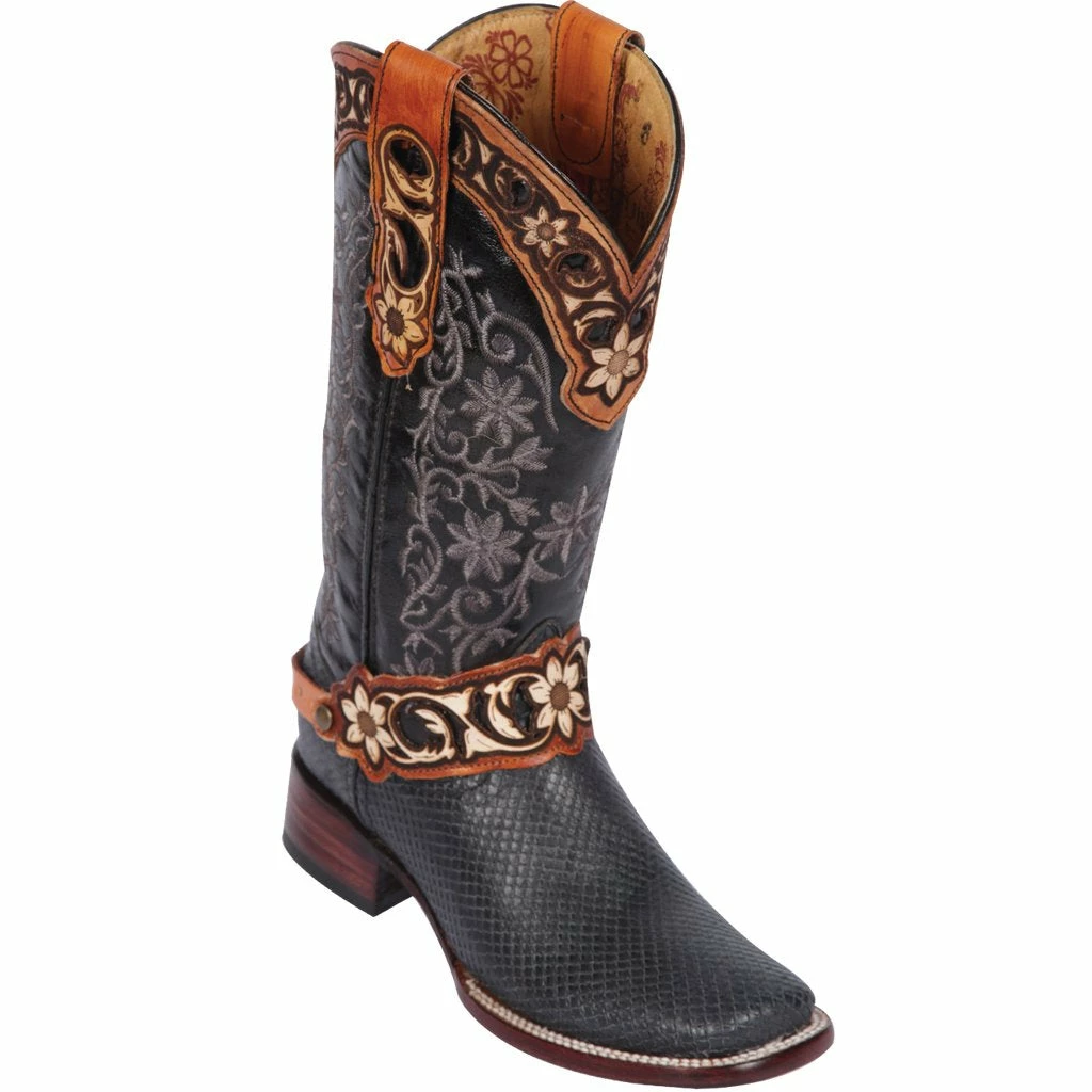 Reywelt Quincy Wide Square Toe Western Cowgirl Boots - Q3225709 Women 3 Reywelt Quincy Wide Square Toe Western Cowgirl Boots - Q3225709 Women
