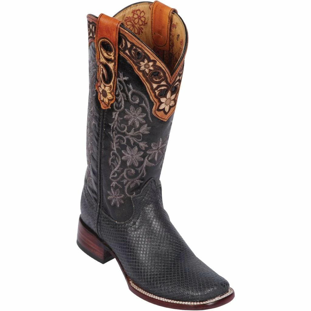 Reywelt Quincy Wide Square Toe Western Cowgirl Boots - Q3225709 Women 4 Reywelt Quincy Wide Square Toe Western Cowgirl Boots - Q3225709 Women