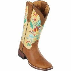 Reywelt Quincy Wide Square Toe Western Cowgirl Boots - Q322F6251 Women