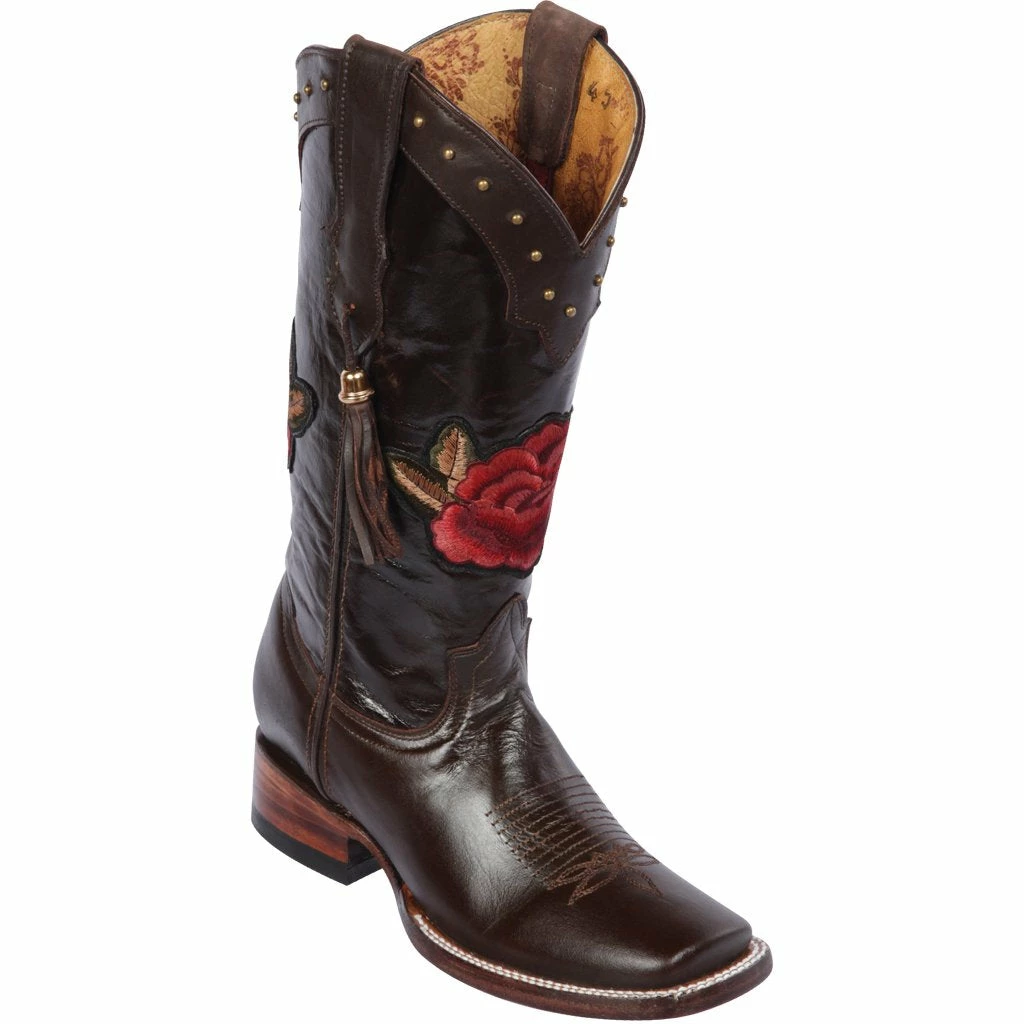Reywelt Quincy Wide Square Toe Western Cowgirl Boots - Q322T4259 Women 3 Reywelt Quincy Wide Square Toe Western Cowgirl Boots - Q322T4259 Women