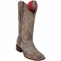 Reywelt Women Quincy Wide Square Toe Western Cowgirl Boots - Q322T6311