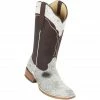 Reywelt Quincy Wide Square Toe Western Cowgirl Boots - Q322V2504