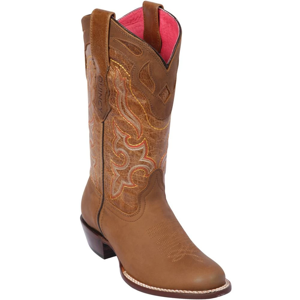 Reywelt Quincy Round Toe Western Cowgirl Boots - Q386251 Women 3 Reywelt Quincy Round Toe Western Cowgirl Boots - Q386251 Women