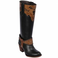 Reywelt Quincy Round Toe Western Cowgirl Boots - Q392705