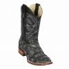 Guadalajara Western Wear Men Los Altos Rustic Black Piraruccu Wide Square Toe Cowboy Boots 1 Guadalajara Western Wear Men Los Altos Rustic Black Piraruccu Wide Square Toe Cowboy Boots