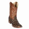 Guadalajara Western Wear Los Altos Rustic Cognac Piraruccu Wide Square Toe Cowboy Boots 1 Guadalajara Western Wear Los Altos Rustic Cognac Piraruccu Wide Square Toe Cowboy Boots