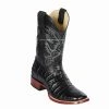 Guadalajara Western Wear Los Altos Black Caiman Belly Wide Square Toe Cowboy Boots 1 Guadalajara Western Wear Los Altos Black Caiman Belly Wide Square Toe Cowboy Boots
