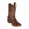 Guadalajara Western Wear Los Altos Glossy Brown Piraruccu Wide Square Toe Cowboy Boots Men 1 Guadalajara Western Wear Los Altos Glossy Brown Piraruccu Wide Square Toe Cowboy Boots Men