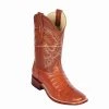 Guadalajara Western Wear Los Altos Cognac Caiman Belly Wide Square Toe Cowboy Boots Men 2 Guadalajara Western Wear Los Altos Cognac Caiman Belly Wide Square Toe Cowboy Boots Men