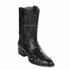 Guadalajara Western Wear Men Los Altos Black Ostrich Roper Cowboy Boots 1 Guadalajara Western Wear Men Los Altos Black Ostrich Roper Cowboy Boots