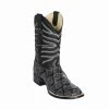 Guadalajara Western Wear Los Altos Glossy Gray Piraruccu Wide Square Toe Cowboy Boots 2 Guadalajara Western Wear Los Altos Glossy Gray Piraruccu Wide Square Toe Cowboy Boots