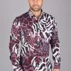 Guadalajara Western Wear Platini Men's Long Sleeve Shirt - SJL7082 (Plus Size)