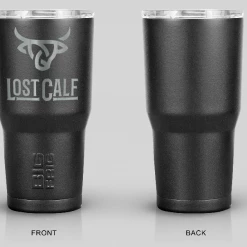 Guadalajara Western Wear Lost Calf Black Tumbler