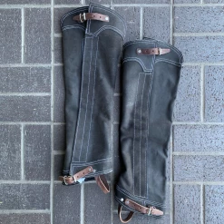 Guadalajara Western Wear Polaina Alta Cafe / Tall Brown Chaps Accessories