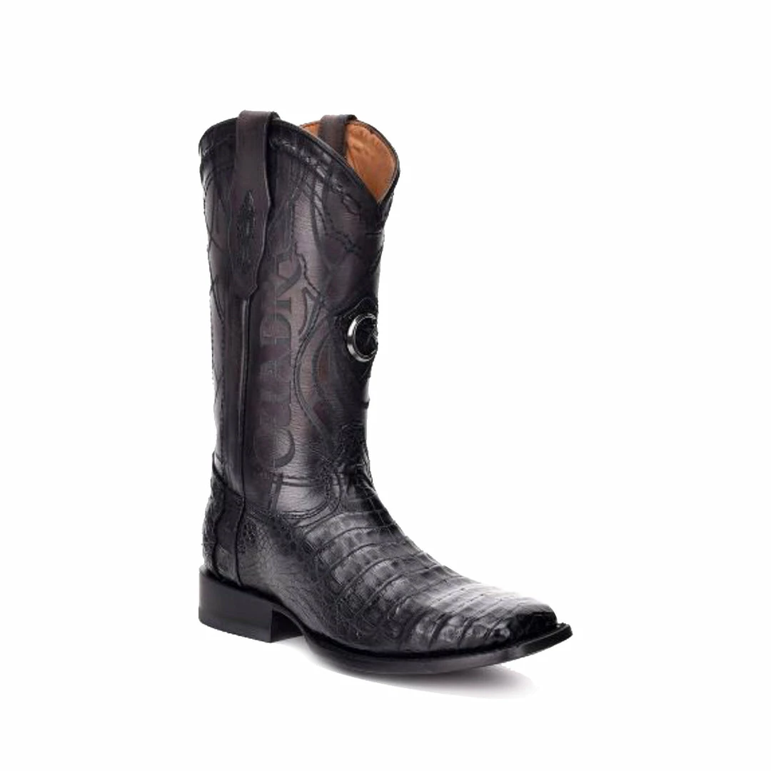 Guadalajara Western Wear Cuadra Black Caiman Belly Wide Square Toe Cowboy Boot Men 3 Guadalajara Western Wear Cuadra Black Caiman Belly Wide Square Toe Cowboy Boot Men