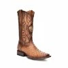 Guadalajara Western Wear Cuadra Men's Square Toe Ostrich Flame Orix Cowboy Boot 2 Guadalajara Western Wear Cuadra Men's Square Toe Ostrich Flame Orix Cowboy Boot