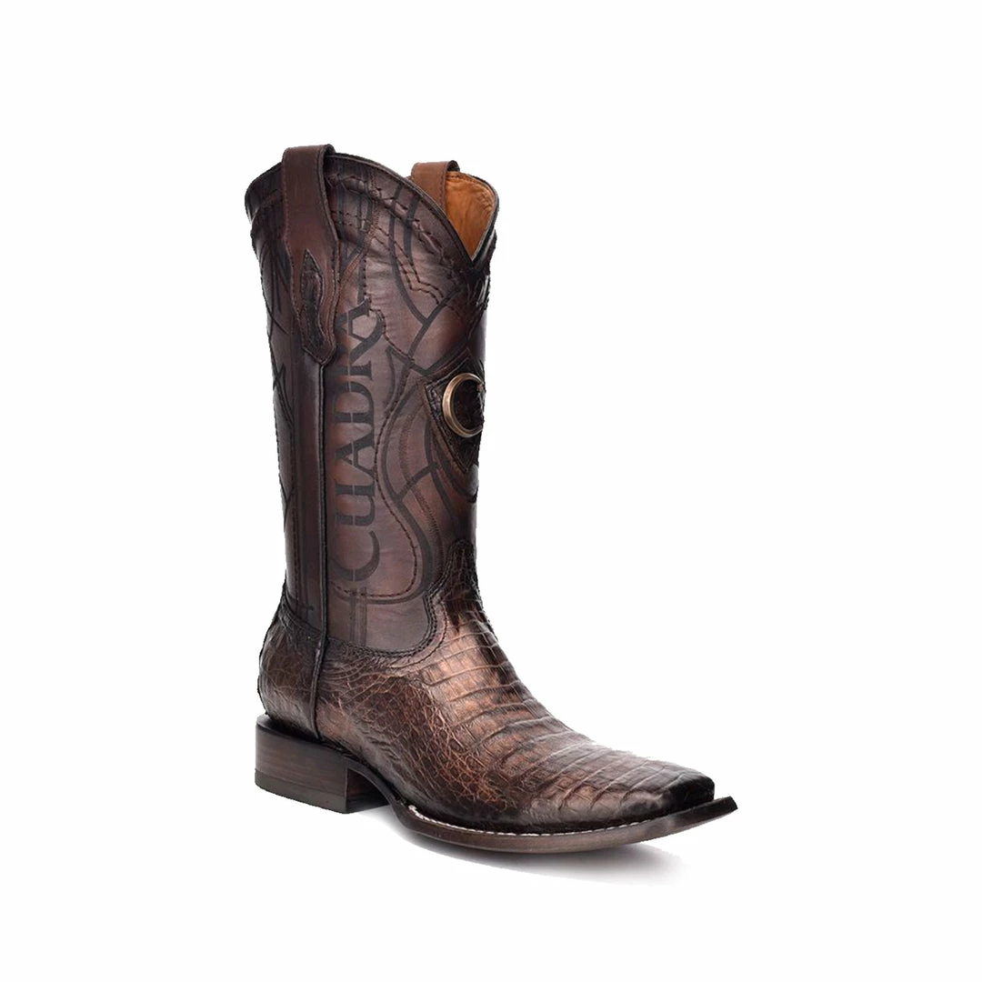 Guadalajara Western Wear Cuadra Paris Cafe Caiman Belly Wide Square Toe Cowboy Boot Men 3 Guadalajara Western Wear Cuadra Paris Cafe Caiman Belly Wide Square Toe Cowboy Boot Men