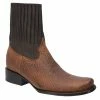 Guadalajara Western Wear White Diamond Men's Tiburon Honey/Brown Dubai Ankle Boot