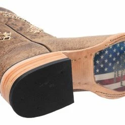 Guadalajara Western Wear White Diamond Tejida Square Toe Men's Boots - Orix