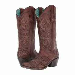 Guadalajara Western Wear Corral Boots Women's Whiskey Snip Toe Boot
