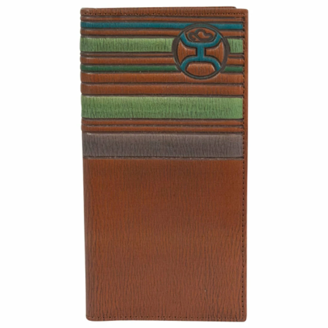 Guadalajara Western Wear Accessories Hooey Men's Rodeo Logo Horizontal Stripes Western Wallet 3 Guadalajara Western Wear Accessories Hooey Men's Rodeo Logo Horizontal Stripes Western Wallet