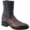 Guadalajara Western Wear White Diamond Armadillo Brown Men's Dubai Toe Ankle Boot