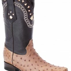 Guadalajara Western Wear White Diamond Ostrich Mink Men's 3x Toe Boots