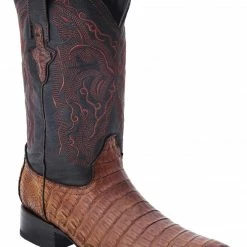 Guadalajara Western Wear White Diamond Caiman Belly Cigar Men's 3x Toe Boots