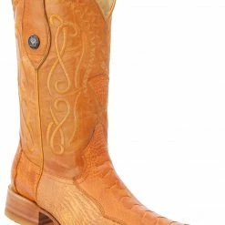 Guadalajara Western Wear White Diamond Pata De Avestruz Butter Men's 3x Toe Boots