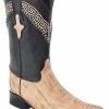 Guadalajara Western Wear White Diamond Pata De Avestruz Ortix Men's 3x Toe Boots