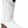 Guadalajara Western Wear White Diamond Lizard White Men's 3x Toe Boots