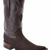 Guadalajara Western Wear White Diamond Bull Shoulder 3x Toe Men's Boots - Brown 2 Guadalajara Western Wear White Diamond Bull Shoulder 3x Toe Men's Boots - Brown