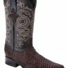 Guadalajara Western Wear White Diamond Python 3x Toe Men's Boots - Brown 1 Guadalajara Western Wear White Diamond Python 3x Toe Men's Boots - Brown