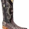 Guadalajara Western Wear White Diamond Caiman Belly Glaseado Men's 3x Toe Boots - Rustic Brown 1 Guadalajara Western Wear White Diamond Caiman Belly Glaseado Men's 3x Toe Boots - Rustic Brown
