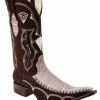 Guadalajara Western Wear White Diamond Caiman Print Men's 3x Toe Boots - Mink Tejida
