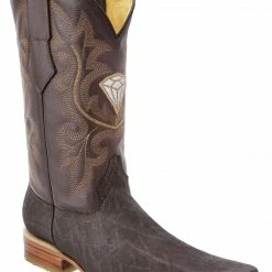 Guadalajara Western Wear White Diamond Elephant Print Versace Toe Men's Boot - Brown
