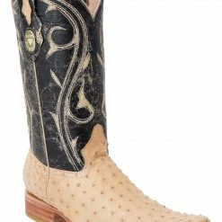 Guadalajara Western Wear White Diamond Avestruz Men's Versace Toe Boots - Orix
